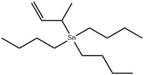 三丁基(1-甲基烯丙基)锡 结构式