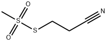 S-(2-氰乙基)甲磺酰硫酸盐 结构式