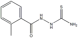 2-(2-Methylbenzoyl)hydrazinecarbothioaMide 结构式