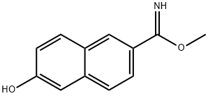 甲基 6-羟基-2-萘IMIDATE 结构式