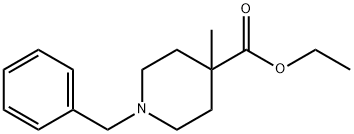 ethyl 1-benzyl-4-Methylpiperidine-4-carboxylate 结构式