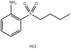 2-(丁烷-1-磺酰基)苯胺,盐酸 结构式