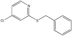 2-(苄基硫代)-4-氯吡啶 结构式