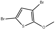 3,5-二溴-2-甲氧基噻吩 结构式