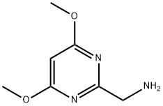 (4,6-二甲氧基嘧啶-2-基)甲胺 结构式