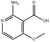 2-氨基-4-甲氧基-3-吡啶羧酸 结构式