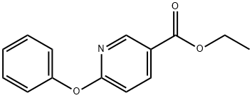 6-苯氧基烟酸乙酯 结构式