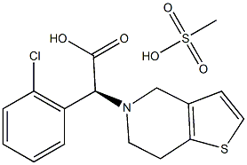 苯磺酸氯吡格雷 结构式