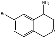 6-溴异色满-4-胺 结构式