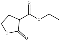 2-氧代四氢呋喃-3-羧酸乙酯 结构式