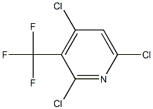 2,4,6-三氯-3-(三氟甲基)吡啶 结构式