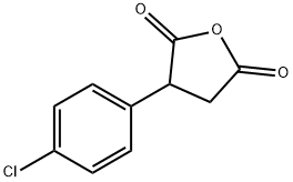 3-(4-Chlorophenyl)dihydrofuran-2,5-dione 结构式