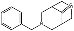 7-苄基-3-氧杂-7-氮杂双环[3,3,1]壬烷-9-酮 结构式