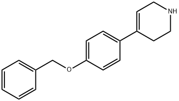 4-[4-(benzyloxy)phenyl]-1,2,3,6-tetrahydropyridine 结构式