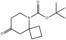 8-氧代-5-氮杂螺[3.5]壬烷-5-甲酸叔丁酯 结构式