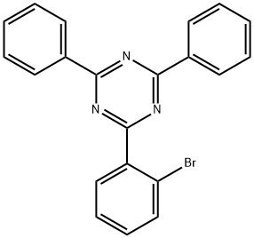 2-(2-溴苯基)-4,6-二苯基-1,3,5-三嗪 结构式