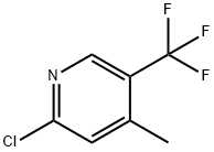 2-氯-4-甲基-5-三氟甲基吡啶 结构式