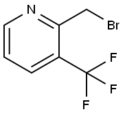 2-(溴甲基)-3-(三氟甲基)吡啶 结构式