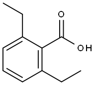 2,6-二乙基苯甲酸 结构式