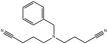 4,4'-[(PhenylMethyl)iMino]bisbutanenitrile 结构式