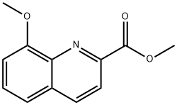 8-甲氧基喹啉-2-甲酸甲酯 结构式