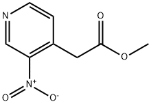 2-(3-硝基吡啶-4-基)乙酸甲酯 结构式