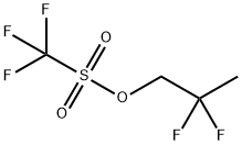 2,2-二氟丙基三氟甲烷磺酸酯 结构式