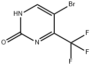 5-溴-4-(三氟甲基)嘧啶-2(1H)-酮 结构式
