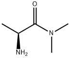(S)-2-氨基-N,N-二甲基-丙酰胺 结构式