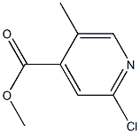 2-氯-5-甲基异烟酸甲酯 结构式