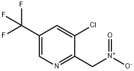 3-氯-2-(硝基甲基)-5-(三氟甲基)吡啶 结构式