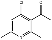 1-(4-氯-2,6-二甲基吡啶-3-基)乙-1-酮 结构式