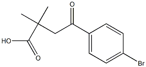 4-(4-broMophenyl)-2,2-diMethyl-4-oxo-butyric acid 结构式