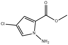 1-氨基-4-氯-1H-吡咯-2-甲酸甲酯 结构式