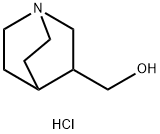 3-(羟基甲基)奎宁环盐酸盐 结构式