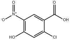 2-Chloro-4-hydroxy-5-nitrobenzoic acid 结构式