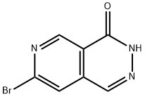 7-溴-3氢-吡啶并【3,4-D】哒嗪-4-酮 结构式