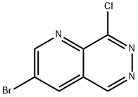 3-溴-8-氯吡啶并[2,3-D]哒嗪 结构式