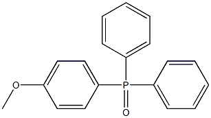 4-Methoxyphenyldiphenylphosphine oxide 结构式