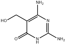 2,6-二氨基-5-(羟甲基)嘧啶-4(3H)-酮 结构式