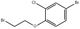 4-溴-1-(2-溴乙氧基)-2-氯苯 结构式