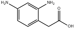 2-(2,4-二氨基苯基)乙酸 结构式