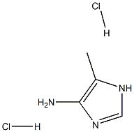 4-氨基-5-甲基咪唑二盐酸盐 结构式