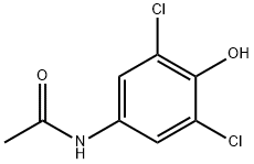 3',5'-二氯-4'-羟基乙酰苯胺 结构式