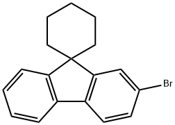 2'-溴螺[环己烷-1,9'-芴 结构式