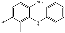 5-氯-6-甲基-N1-苯基苯-1,2-二胺 结构式