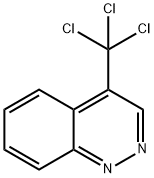 4-(三氯甲基)噌啉 结构式