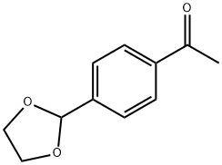 1-(4-(1,3-Dioxolan-2-yl)phenyl)ethanone 结构式