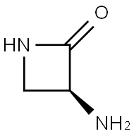 (S)-3-AMINOAZETIDIN-2-ONE 结构式