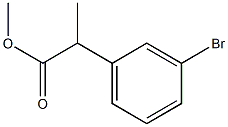 2-(3-溴苯基)丙酸甲酯 结构式